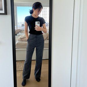 Dark Gray Pants / Slacks / Dress Pants (made in Korea)